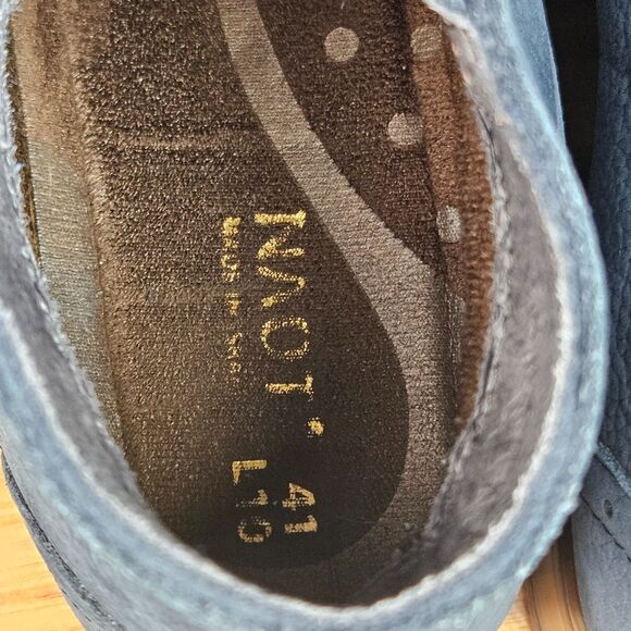 Naot Nefasi Boots Womens 10 EU 41 Blue Leather Ankle Booties Cap Toe Side Zip - Picture 8 of 12